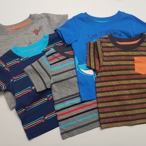 Nursery Rhyme Set of 5 T-shirts with Pockets